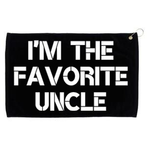 I'm The Favorite Uncle , Funny Family Niece Nephew Gift Grommeted Golf Towel