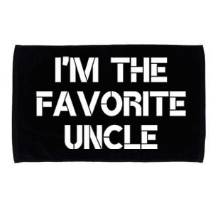 I'm The Favorite Uncle , Funny Family Niece Nephew Gift Microfiber Hand Towel