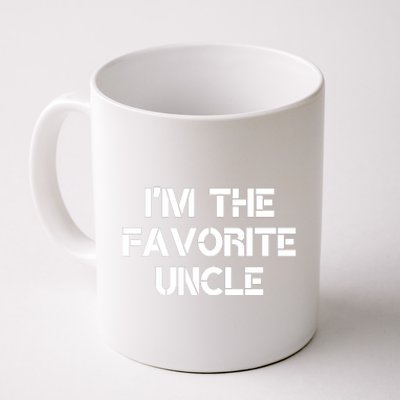 I'm The Favorite Uncle , Funny Family Niece Nephew Gift Coffee Mug