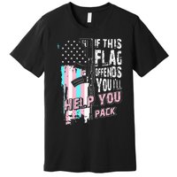 If This Flag Offends You I'll Help You Pack Gun Premium T-Shirt