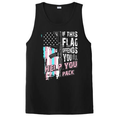 If This Flag Offends You I'll Help You Pack Gun PosiCharge Competitor Tank