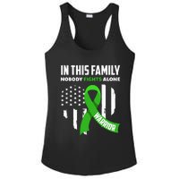 In This Family Nobody Fights Alone Brain Injury Warrior Ladies PosiCharge Competitor Racerback Tank