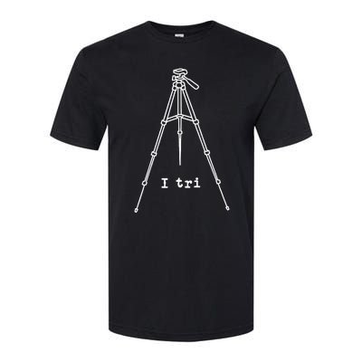 i tri Funny Photography Videographer Tripod Softstyle CVC T-Shirt