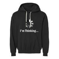 IM Thinking For Geeks Nerds Programmers Garment-Dyed Fleece Hoodie