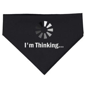 IM Thinking For Geeks Nerds Programmers USA-Made Doggie Bandana