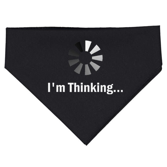 IM Thinking For Geeks Nerds Programmers USA-Made Doggie Bandana