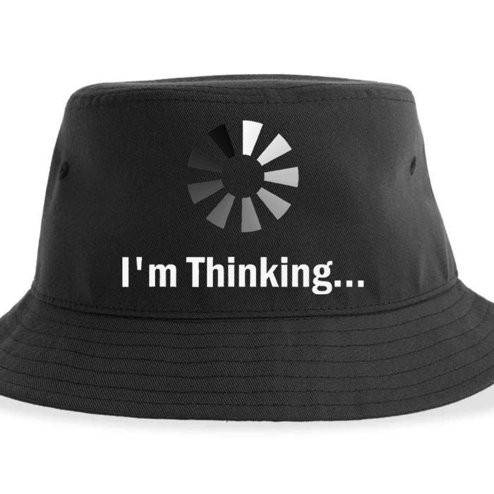 IM Thinking For Geeks Nerds Programmers Sustainable Bucket Hat