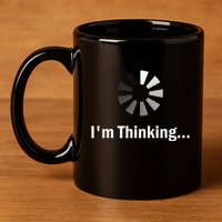 IM Thinking For Geeks Nerds Programmers 11oz C Handle Ceramic Mug