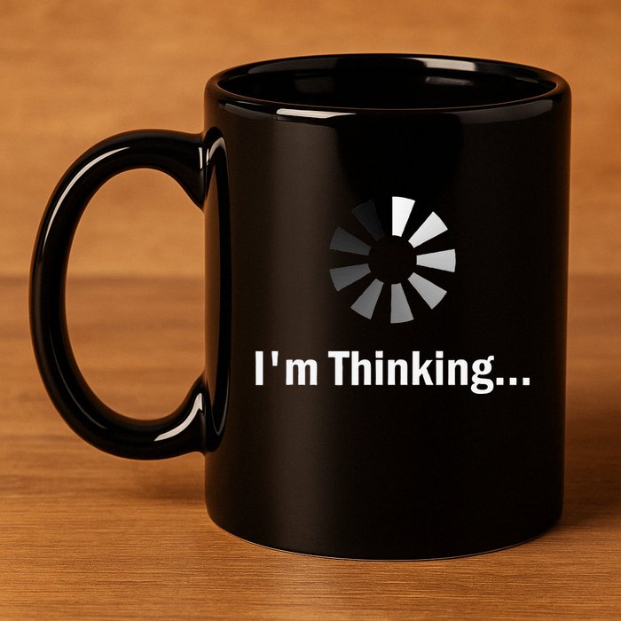 IM Thinking For Geeks Nerds Programmers 11oz C Handle Ceramic Mug