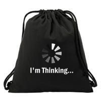 IM Thinking For Geeks Nerds Programmers Drawstring Bag