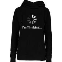 IM Thinking For Geeks Nerds Programmers Womens Funnel Neck Pullover Hood