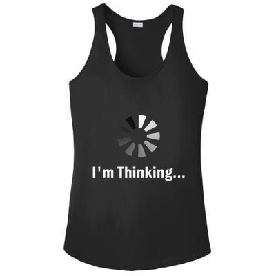 IM Thinking For Geeks Nerds Programmers Ladies PosiCharge Competitor Racerback Tank