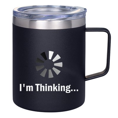 IM Thinking For Geeks Nerds Programmers 12oz Stainless Steel Coffee Mug