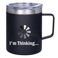 IM Thinking For Geeks Nerds Programmers 12oz Stainless Steel Coffee Mug
