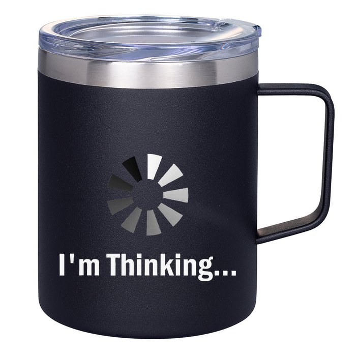 IM Thinking For Geeks Nerds Programmers 12oz Stainless Steel Coffee Mug