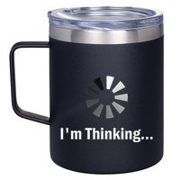 IM Thinking For Geeks Nerds Programmers 12oz Stainless Steel Coffee Mug