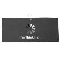 IM Thinking For Geeks Nerds Programmers Large Microfiber Waffle Golf Towel
