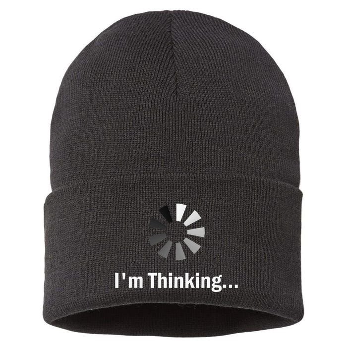 IM Thinking For Geeks Nerds Programmers Sustainable Knit Beanie