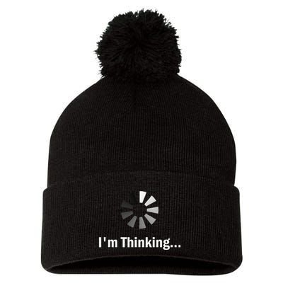 IM Thinking For Geeks Nerds Programmers Pom Pom 12in Knit Beanie