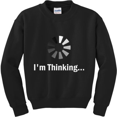 IM Thinking For Geeks Nerds Programmers Kids Sweatshirt