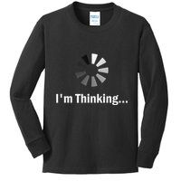 IM Thinking For Geeks Nerds Programmers Kids Long Sleeve Shirt