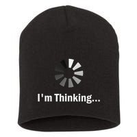 IM Thinking For Geeks Nerds Programmers Short Acrylic Beanie