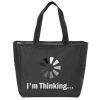 IM Thinking For Geeks Nerds Programmers Zip Tote Bag