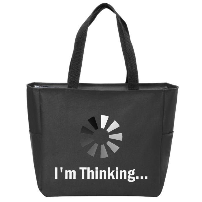 IM Thinking For Geeks Nerds Programmers Zip Tote Bag