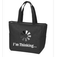 IM Thinking For Geeks Nerds Programmers Zip Tote Bag
