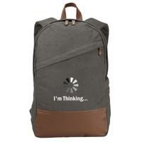 IM Thinking For Geeks Nerds Programmers Cotton Canvas Backpack