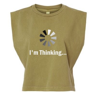 IM Thinking For Geeks Nerds Programmers Garment-Dyed Women's Muscle Tee