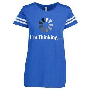 IM Thinking For Geeks Nerds Programmers Enza Ladies Jersey Football T-Shirt