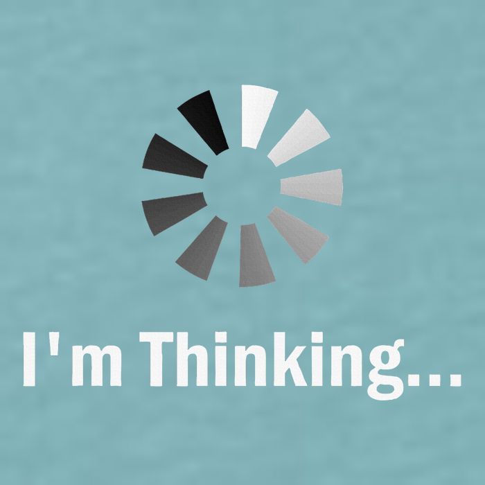 IM Thinking For Geeks Nerds Programmers Sueded Cloud Jersey T-Shirt