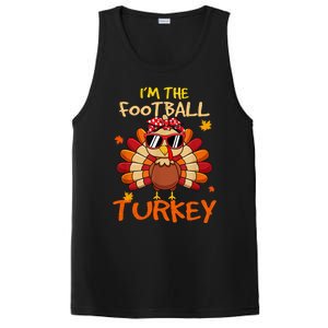 Im The Football Turkey Family Happy Thanksgiving Thankful Gift PosiCharge Competitor Tank