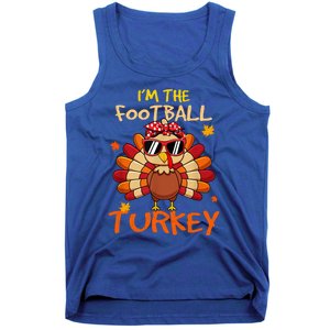 Im The Football Turkey Family Happy Thanksgiving Thankful Gift Tank Top