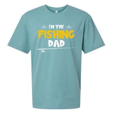 I'm The Fishing Dad Fishing Trip Matching Family Cool Gift Sueded Cloud Jersey T-Shirt