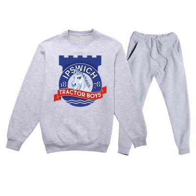 Ipswich Town Fan Tractor Boy Suffolk Punch Badge Premium Crewneck Sweatsuit Set