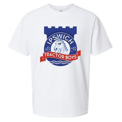 Ipswich Town Fan Tractor Boy Suffolk Punch Badge Sueded Cloud Jersey T-Shirt