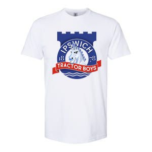 Ipswich Town Fan Tractor Boy Suffolk Punch Badge Softstyle CVC T-Shirt