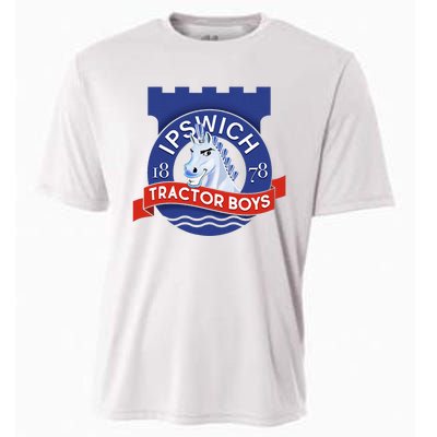 Ipswich Town Fan Tractor Boy Suffolk Punch Badge Cooling Performance Crew T-Shirt