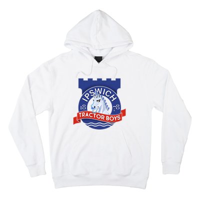 Ipswich Town Fan Tractor Boy Suffolk Punch Badge Hoodie