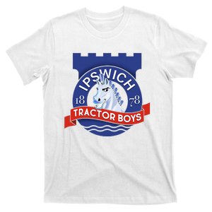 Ipswich Town Fan Tractor Boy Suffolk Punch Badge T-Shirt