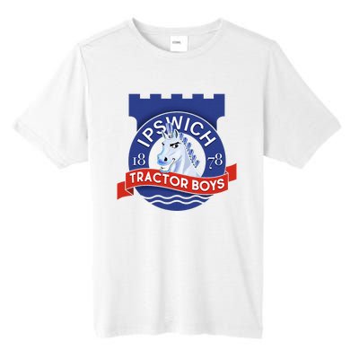 Ipswich Town Fan Tractor Boy Suffolk Punch Badge Tall Fusion ChromaSoft Performance T-Shirt