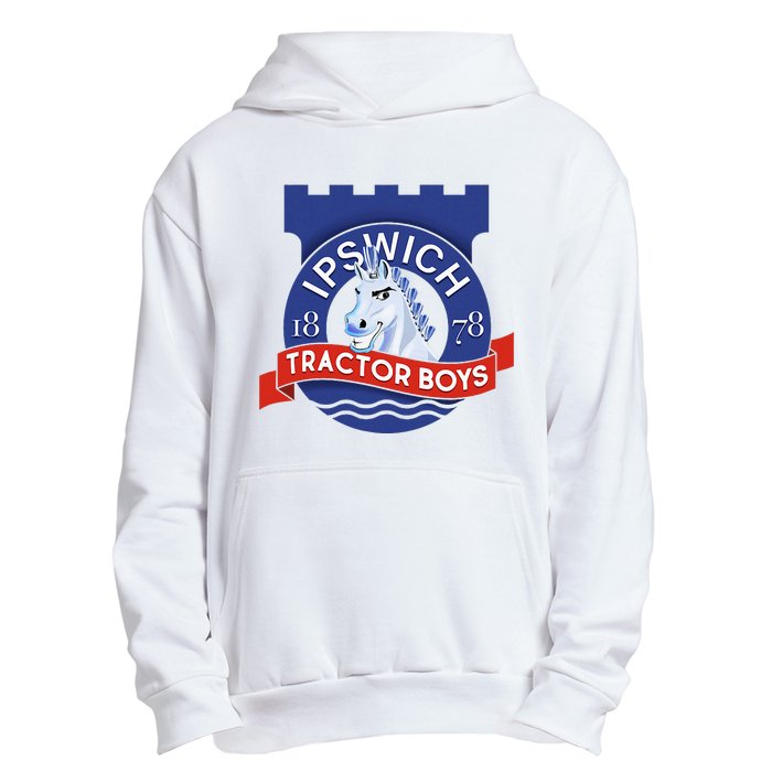 Ipswich Town Fan Tractor Boy Suffolk Punch Badge Urban Pullover Hoodie