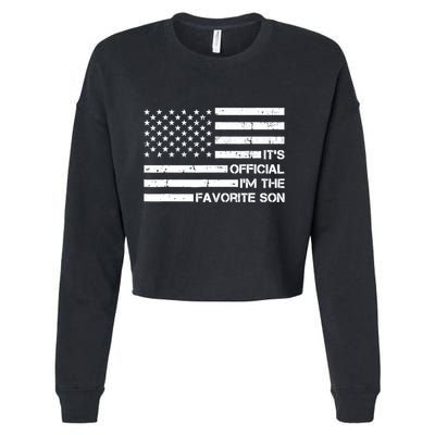 IM The Favorite Son Cropped Pullover Crew