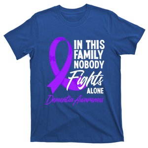 In This Family Nobody Fights Alone Detia Awareness Gift T-Shirt