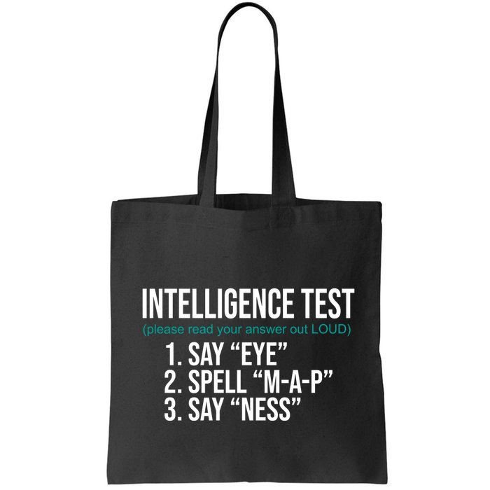 Intelligence Test Funny Message Bag