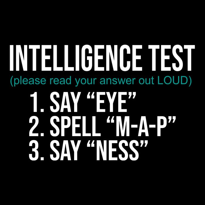 Intelligence Test Funny Message Zip Tote Bag