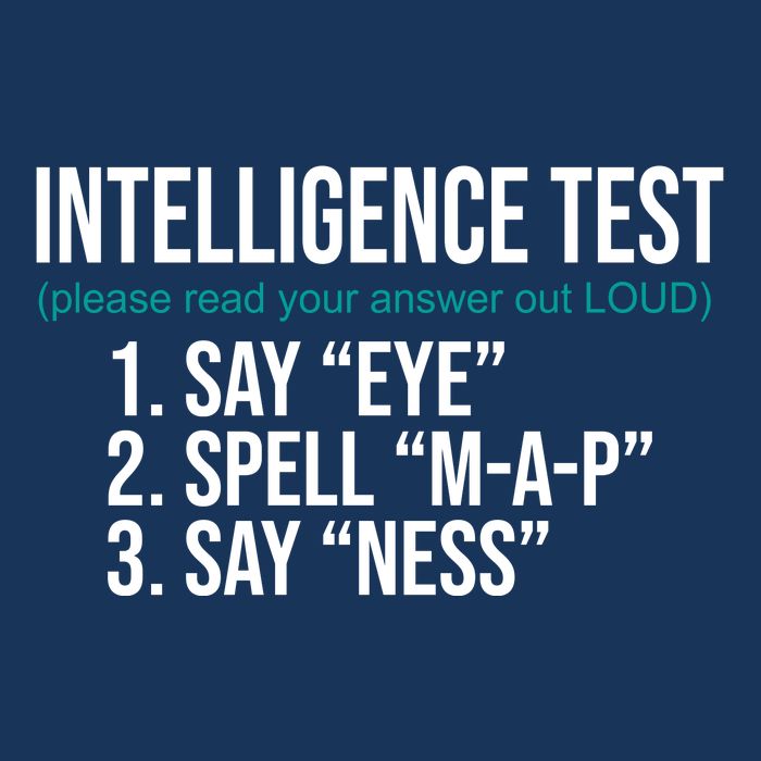 Intelligence Test Funny Message Infant Baby Jersey Bodysuit