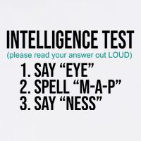 Intelligence Test Funny Message Hoodie